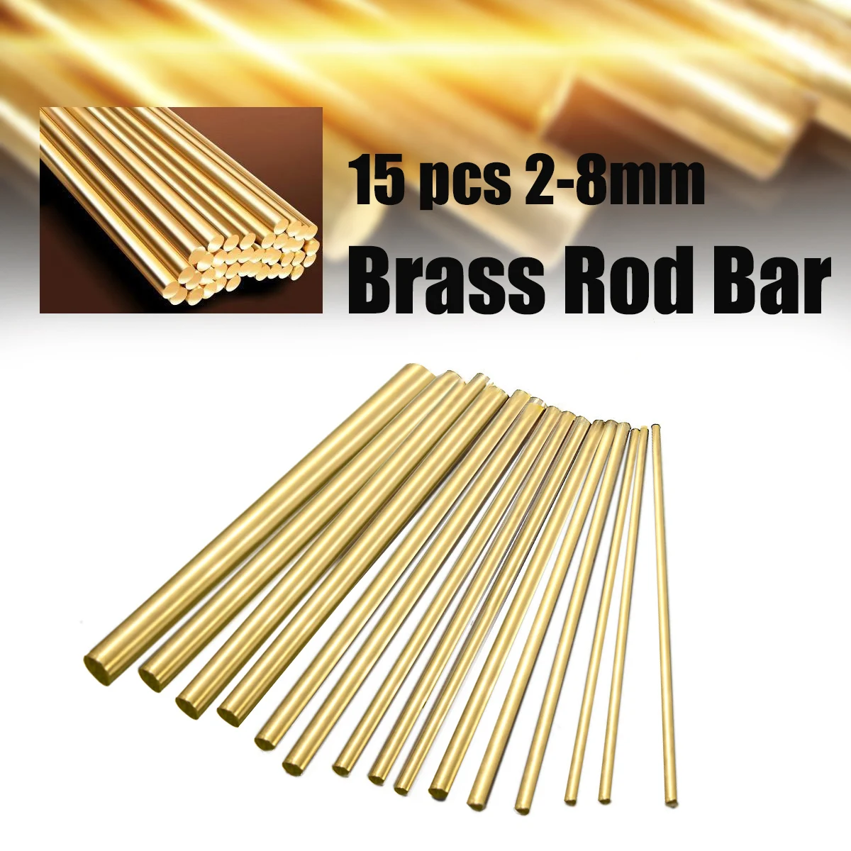 15pcs 2-8mm Welding Solder Rods Gold Sifbronze Brazing Welder Rods Brass K Gold Platinum Jewelry for Welding Tools
15pcs 2-8mm Welding Solder Rods Gold Sifbronze Brazing Welder Rods Brass K Gold Platinum Jewelry for Welding Tools