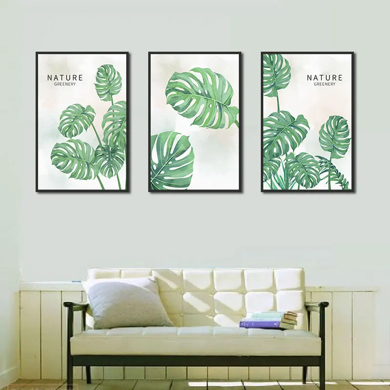 Natural Plant Green Leaf Canvas Painting Simple Modern Fresh Wall Picture for Living Room Decoration Wall Art Posters and Prints
Natural Plant Green Leaf Canvas Painting Simple Modern Fresh Wall Picture for Living Room Decoration Wall Art Posters and Prints