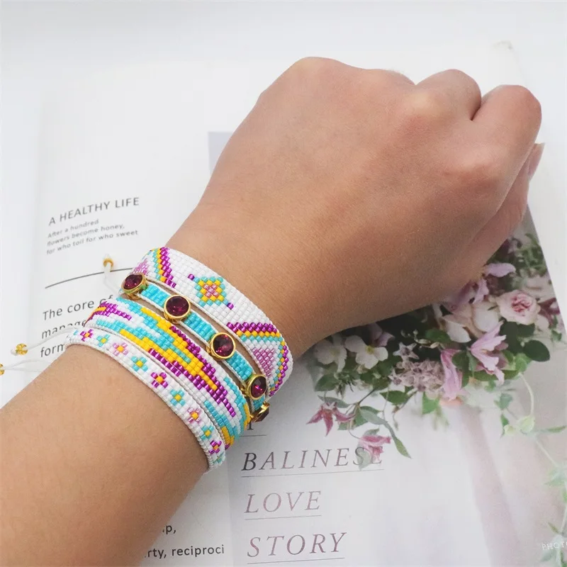 ZHONGVI Bohemian Style Beaded Bracelets Ins Hot Sale Friendship Bracelet For Women Handmade Woven Gift Jewelry Pulseras Femme
ZHONGVI Bohemian Style Beaded Bracelets Ins Hot Sale Friendship Bracelet For Women Handmade Woven Gift Jewelry Pulseras Femme