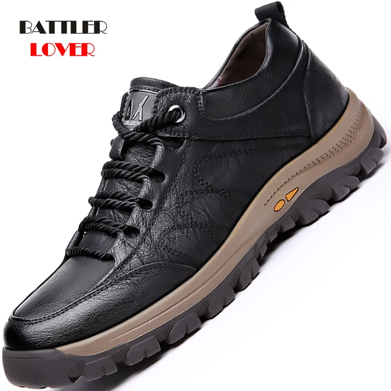 Brand New Men Casual Boots Spring Split Leather Thick Buttom Wear-resistant Shoes British Style Male Fashion Sneaker Footwear
Brand New Men Casual Boots Spring Split Leather Thick Buttom Wear-resistant Shoes British Style Male Fashion Sneaker Footwear