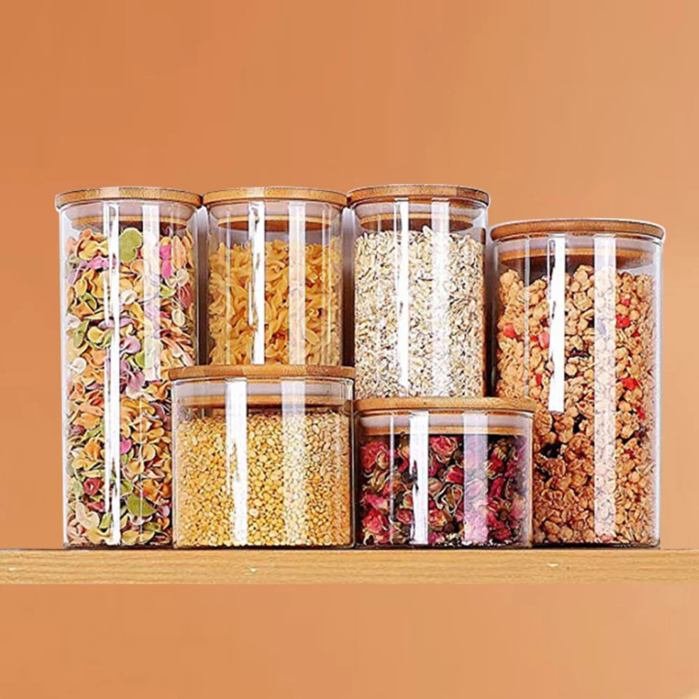 Tobacco Jar Candy Jar For Spices Glass bamboo Cover Container Glass Jars With Lids Cookie Jar Kitchen Jars And Lids Wholesale
Tobacco Jar Candy Jar For Spices Glass bamboo Cover Container Glass Jars With Lids Cookie Jar Kitchen Jars And Lids Wholesale