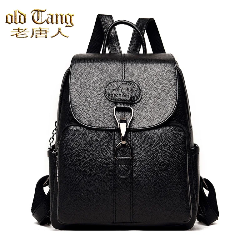 OLD TANG Fashion Casual Solid Color High Quality Pu Leather Backpack for Women 2021 New Ladies Travel Backpacks Sac A Dos
OLD TANG Fashion Casual Solid Color High Quality Pu Leather Backpack for Women 2021 New Ladies Travel Backpacks Sac A Dos