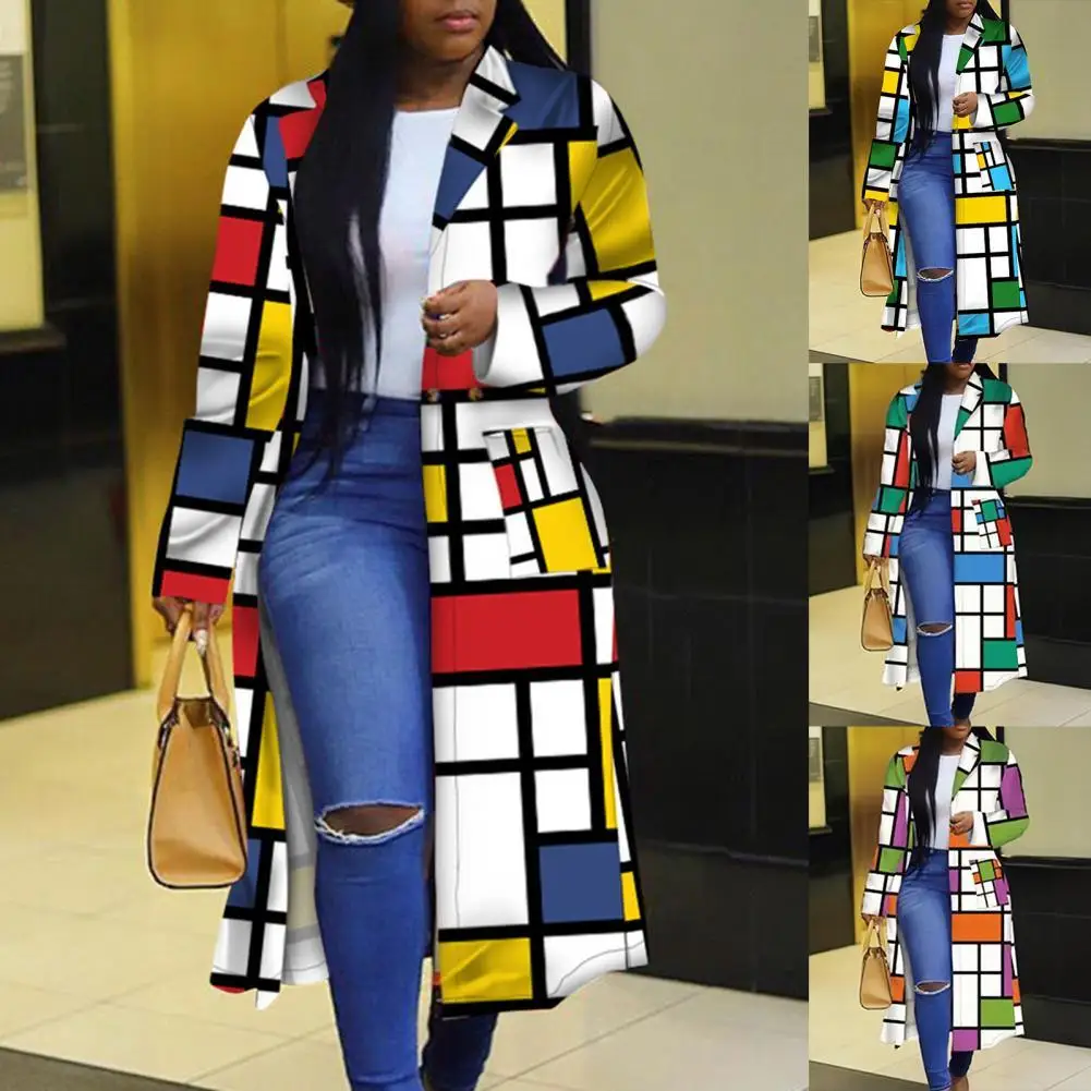 Plaid Long Coat Women 2021 Spring Autumn Lapel Retro Yellow Green Jacket Female Plus Size Loose Long Sleeve Warm
Plaid Long Coat Women 2021 Spring Autumn Lapel Retro Yellow Green Jacket Female Plus Size Loose Long Sleeve Warm