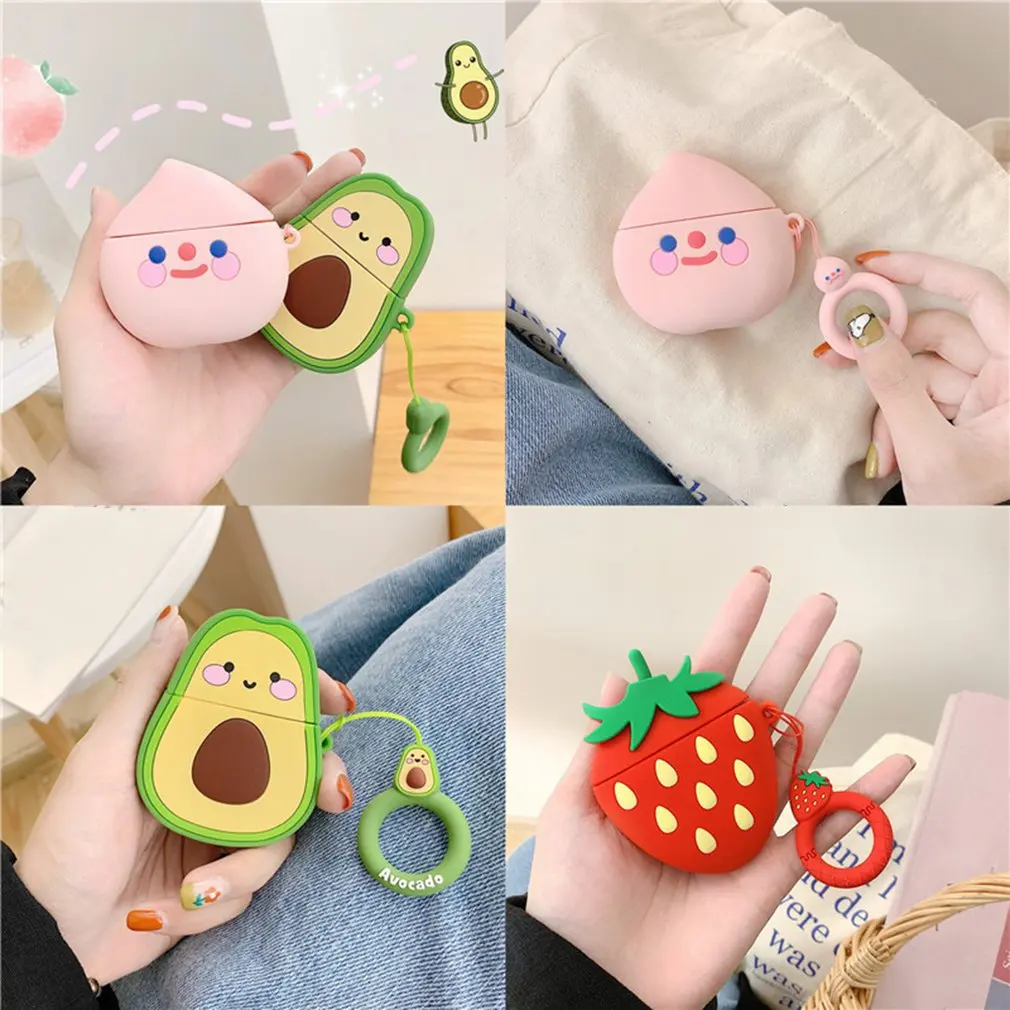 Personalized Strawberry Avocado Earphone Cover For Airpods Cover Anti-Fall Silicone Drops Protective Case
Personalized Strawberry Avocado Earphone Cover For Airpods Cover Anti-Fall Silicone Drops Protective Case