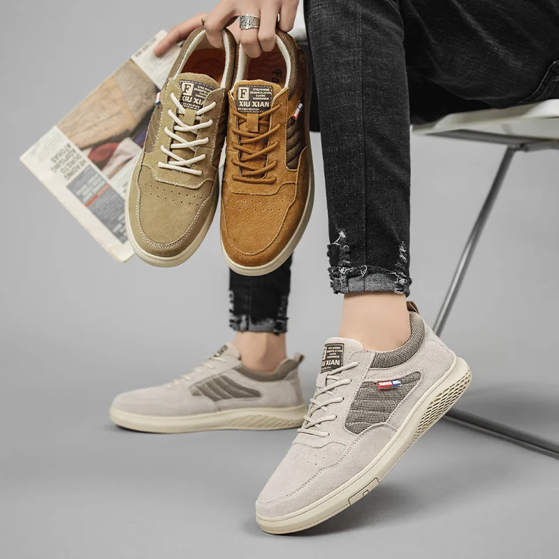 Mens Casual shoes lace up Personality Comfortable Shoes Men cow suede Leather Shoes for Men Zapatos Hombre Mocasins
Mens Casual shoes lace up Personality Comfortable Shoes Men cow suede Leather Shoes for Men Zapatos Hombre Mocasins