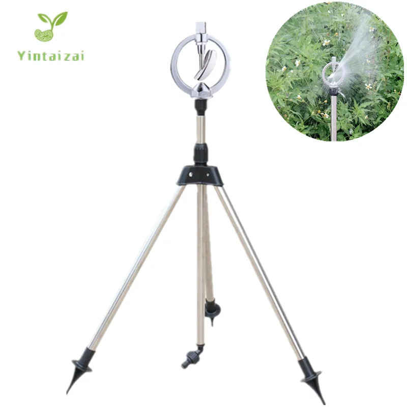 1/2" Alloy Disc-Shaped Rain Sprinkler With Tripod 360-Degree Lawn Automatic Rotating Sprinkler Irrigation Garden Cooling Spray
1/2" Alloy Disc-Shaped Rain Sprinkler With Tripod 360-Degree Lawn Automatic Rotating Sprinkler Irrigation Garden Cooling Spray