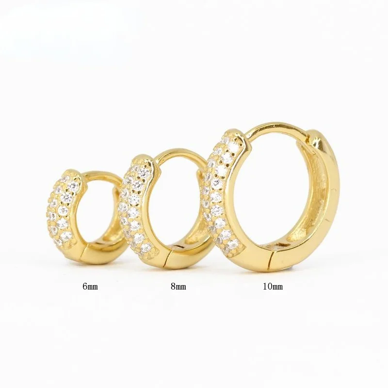 6/7/8Mm Classic Luxurious Small Earrings 2021 Trend Silver Jewelry Huggie Dangle Circle Hoop Earrings Puncture Jewelry Luxury
6/7/8Mm Classic Luxurious Small Earrings 2021 Trend Silver Jewelry Huggie Dangle Circle Hoop Earrings Puncture Jewelry Luxury