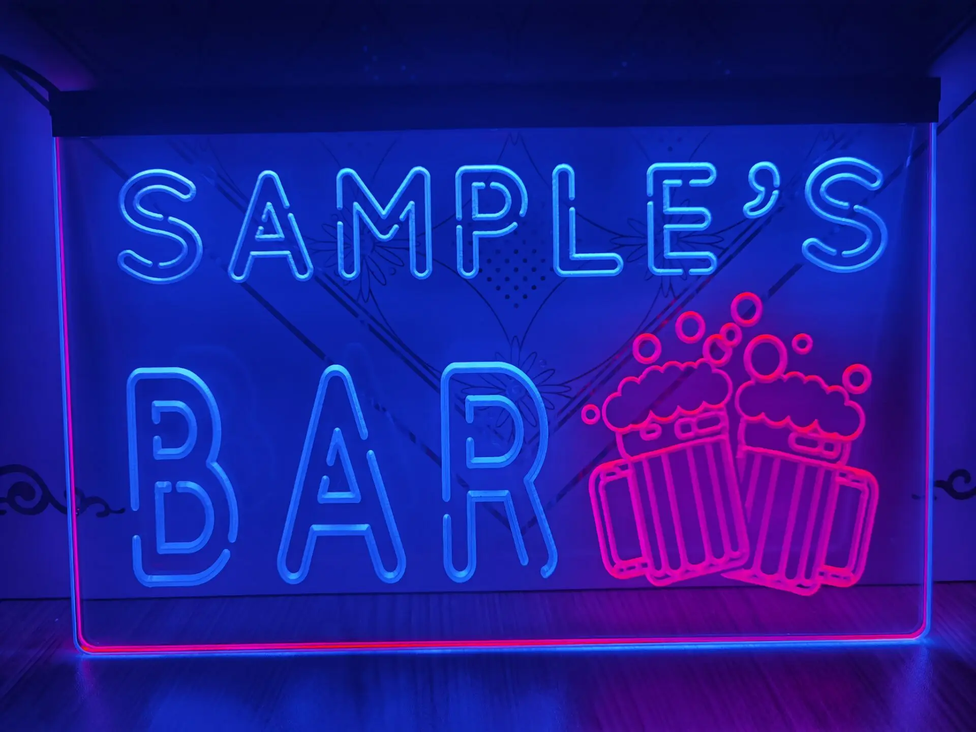 DS003 Name Personalized Custom Home Bar Beer Mugs Cheers Dual Color Led Neon Sign
DS003 Name Personalized Custom Home Bar Beer Mugs Cheers Dual Color Led Neon Sign