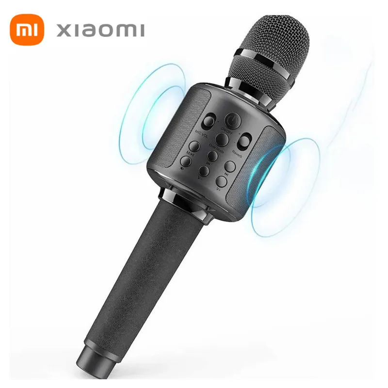 Беспроводной микрофон для караоке, с функцией Bluetooth для телефона/ПК, портативный микрофон
Беспроводной микрофон для караоке, с функцией Bluetooth для телефона/ПК, портативный микрофон