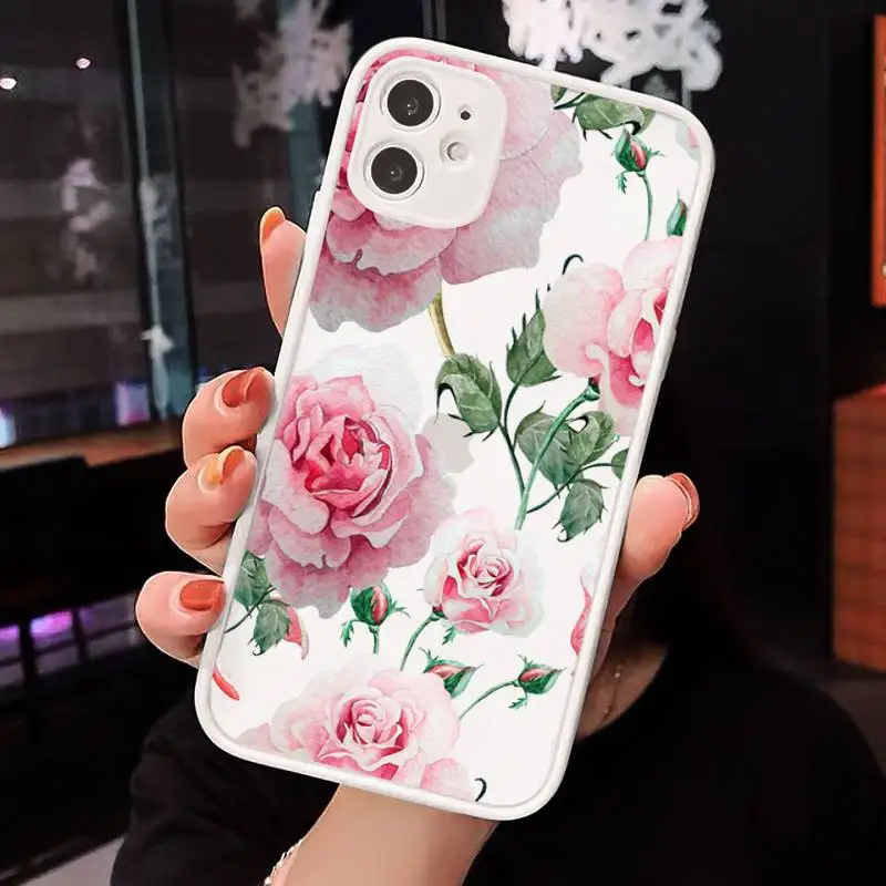 Vintage flower rose Phone Case matte transparent For iphone 7 8 11 12 plus mini x xs xr pro max cover
Vintage flower rose Phone Case matte transparent For iphone 7 8 11 12 plus mini x xs xr pro max cover