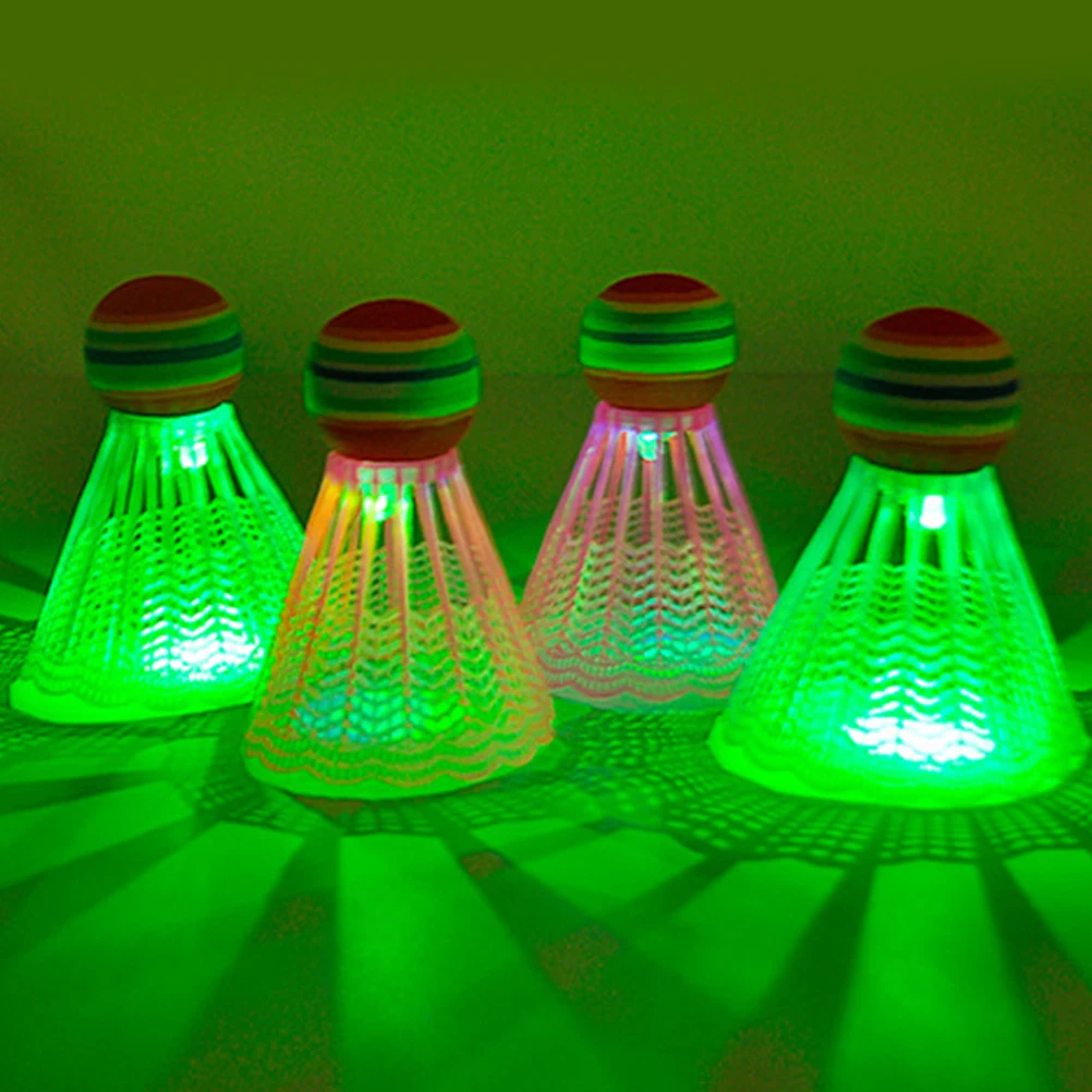 4pcs Lighting Badminton Dark Night Colorful LED Lighting Sport Badminton Light Spot Shuttle Cock Ball Accessories Shuttlecocks
4pcs Lighting Badminton Dark Night Colorful LED Lighting Sport Badminton Light Spot Shuttle Cock Ball Accessories Shuttlecocks