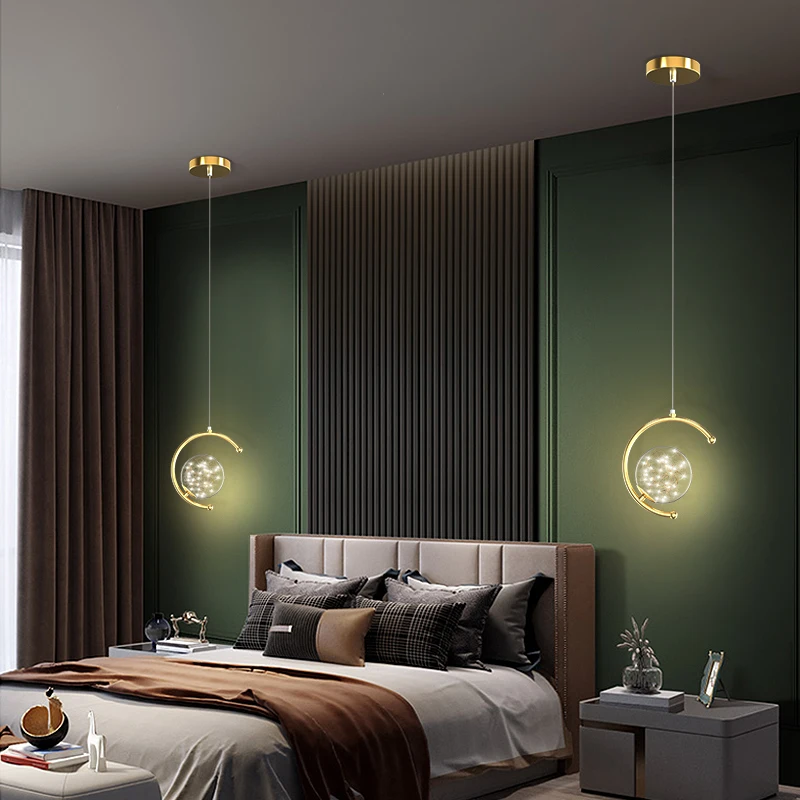 Modern LED Pendant Lighting For bedside Bedroom Hotel Dining Corridor Room Indoor Home Lamp Creative sky star single head lamps
Modern LED Pendant Lighting For bedside Bedroom Hotel Dining Corridor Room Indoor Home Lamp Creative sky star single head lamps
