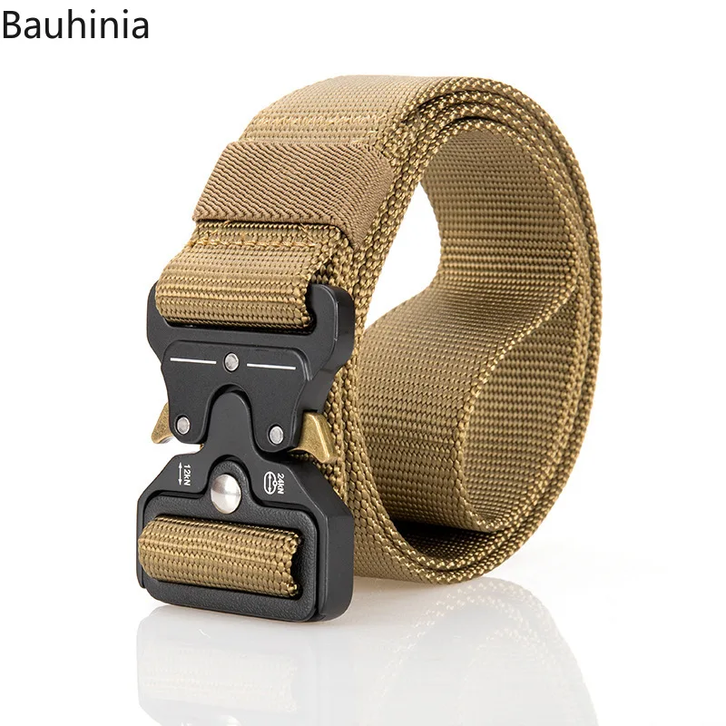 High Quality Heavy Duty Tactical Belt Military Nylon Men Training Belt Metal Multifunctional Buckle Outdoor Sports Hook 2020 New
High Quality Heavy Duty Tactical Belt Military Nylon Men Training Belt Metal Multifunctional Buckle Outdoor Sports Hook 2020 New