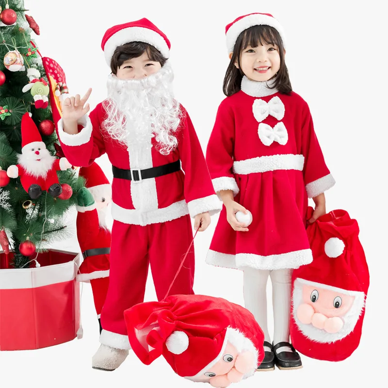 Christmas Children's Clothing Santa Claus Clothes Boys Girls Padded Imitation Lamb Wool Christmas Decoration Polyester
Christmas Children's Clothing Santa Claus Clothes Boys Girls Padded Imitation Lamb Wool Christmas Decoration Polyester