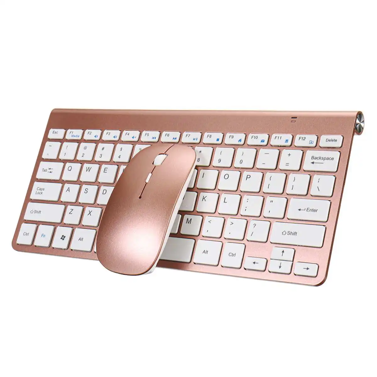 2.4G Wireless Slim Silent Keyboard and Mouse Mini Multimedia Full-size Keyboard Mouse Combo Set For Notebook Laptop Desktop PC
2.4G Wireless Slim Silent Keyboard and Mouse Mini Multimedia Full-size Keyboard Mouse Combo Set For Notebook Laptop Desktop PC