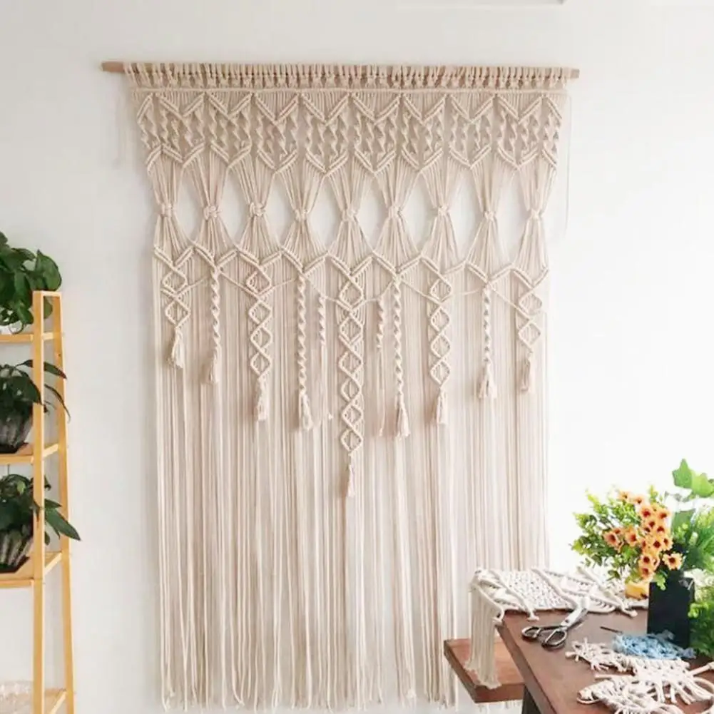 Boho Tapestry Wall Hanging Macrame Woven Door Curtain Divider Hanging Dream Catcher Tapestry For Bedroom Living Room Decor
Boho Tapestry Wall Hanging Macrame Woven Door Curtain Divider Hanging Dream Catcher Tapestry For Bedroom Living Room Decor