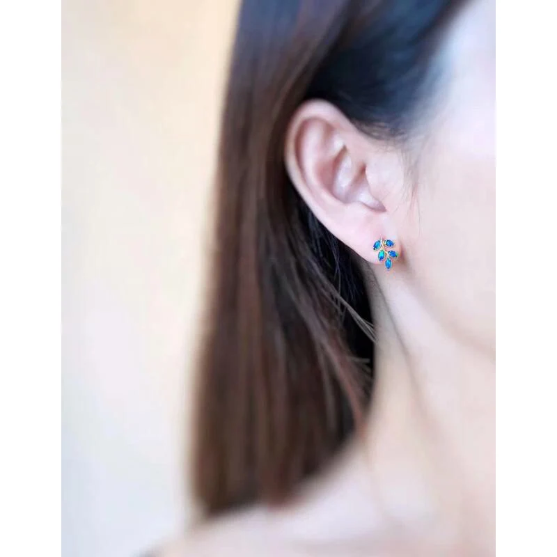 AINUOSHI 18K Gold Maquise Cut 0.2CTTW Natural Opal Leaf Shape Stud Earrings For Women Exquisite Push Back Gemstone Earrings
AINUOSHI 18K Gold Maquise Cut 0.2CTTW Natural Opal Leaf Shape Stud Earrings For Women Exquisite Push Back Gemstone Earrings