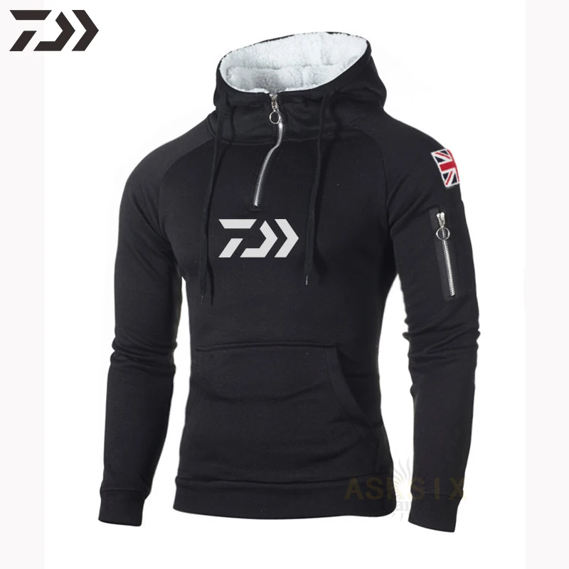 Daiwa Hoodie Warm Thicken Fishing Sweatshirt Men Winter Velvet Fishing Jacket Breathable Outdoor Sports Fishing Clothes Wear
Daiwa Hoodie Warm Thicken Fishing Sweatshirt Men Winter Velvet Fishing Jacket Breathable Outdoor Sports Fishing Clothes Wear
