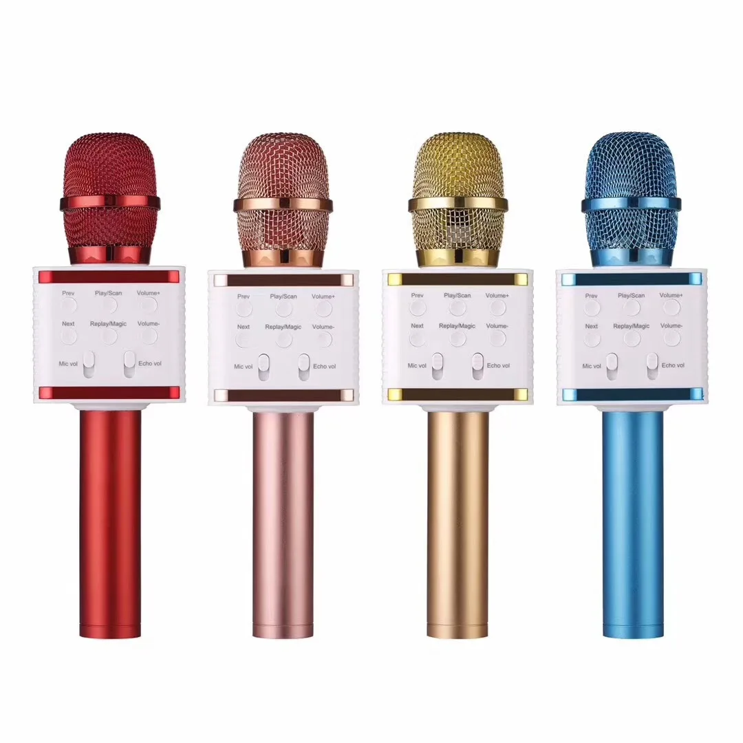 2021 Wireless Bluetooth Microphone Home Music Microphone Singing Multi-function Stereo Microphone Handheld Portable For Phones
2021 Wireless Bluetooth Microphone Home Music Microphone Singing Multi-function Stereo Microphone Handheld Portable For Phones