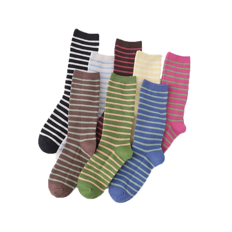Women Socks Comfotable Fashion Elastic Casual Socks New Fashion Personality Retro Crew Student Solid 2020 Autumn Cotton Striped
Women Socks Comfotable Fashion Elastic Casual Socks New Fashion Personality Retro Crew Student Solid 2020 Autumn Cotton Striped