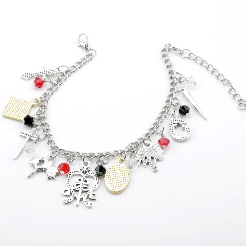 Trendy Buffy the Vampire Slayer Bracelets Sword Cross Fangs Vampire Bite Me Metal Bracelets Bangles For Women Girls Jewelry Gift
Trendy Buffy the Vampire Slayer Bracelets Sword Cross Fangs Vampire Bite Me Metal Bracelets Bangles For Women Girls Jewelry Gift