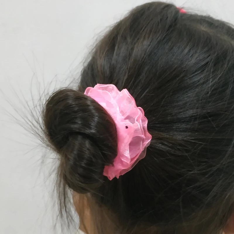 5 Pieces New Girls Hair Scrunchies Lace Kids Elastic Bands Children Ponytail Holder Women Tie Accessories | Аксессуары для одежды