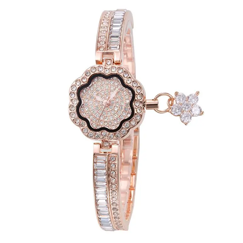 New Fashion Leisure Women's Full Diamond Bracelet Watch Calendar Quartz Watch Stainless Steel Women's Watch Japanese Movement
New Fashion Leisure Women's Full Diamond Bracelet Watch Calendar Quartz Watch Stainless Steel Women's Watch Japanese Movement