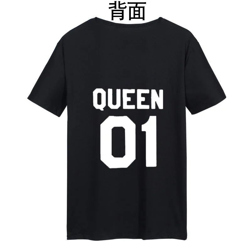 King Queen Couples T Shirt Queen 01 Print Couple Tshirt Summer Fashion Woman T-shirt Casual O-Neck Tops Lovers Tee Shirt
King Queen Couples T Shirt Queen 01 Print Couple Tshirt Summer Fashion Woman T-shirt Casual O-Neck Tops Lovers Tee Shirt