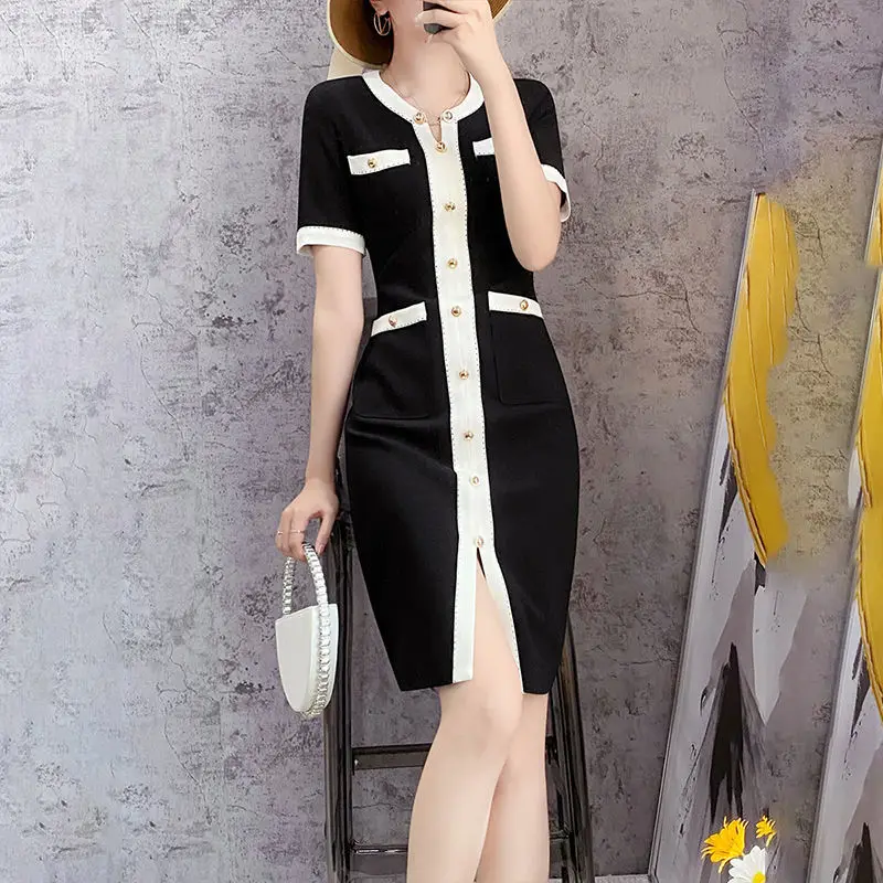 High Slim Cover Belly Dress 2021 Summer New Large Women's Sexy Party Dress Fat Mm Show Thin Temperament Reduce Age Show Vestidos
High Slim Cover Belly Dress 2021 Summer New Large Women's Sexy Party Dress Fat Mm Show Thin Temperament Reduce Age Show Vestidos
