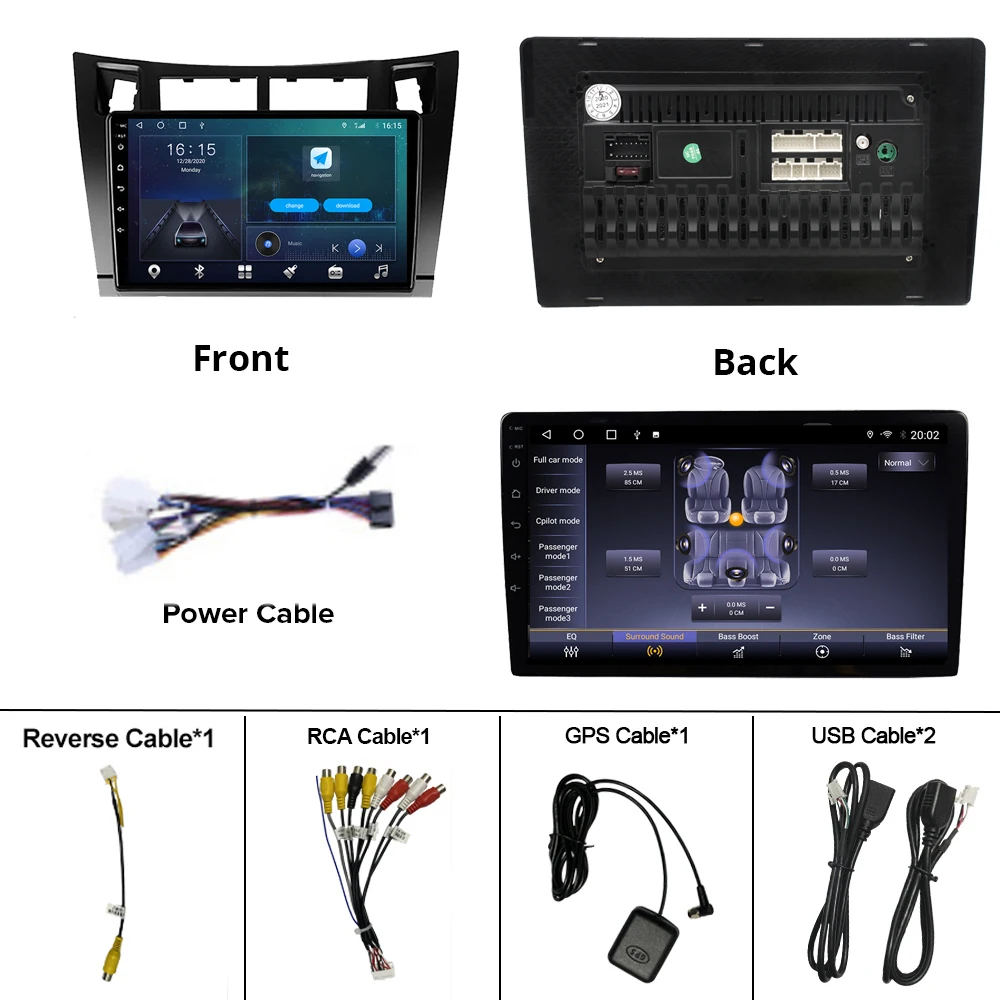 2IDN Android 10 Car Radio For Toyota-y Yaris 2005-2012 Car Multimedia Video Player GPS Navigation Bluetooth 2din Autoradio DVD
2IDN Android 10 Car Radio For Toyota-y Yaris 2005-2012 Car Multimedia Video Player GPS Navigation Bluetooth 2din Autoradio DVD