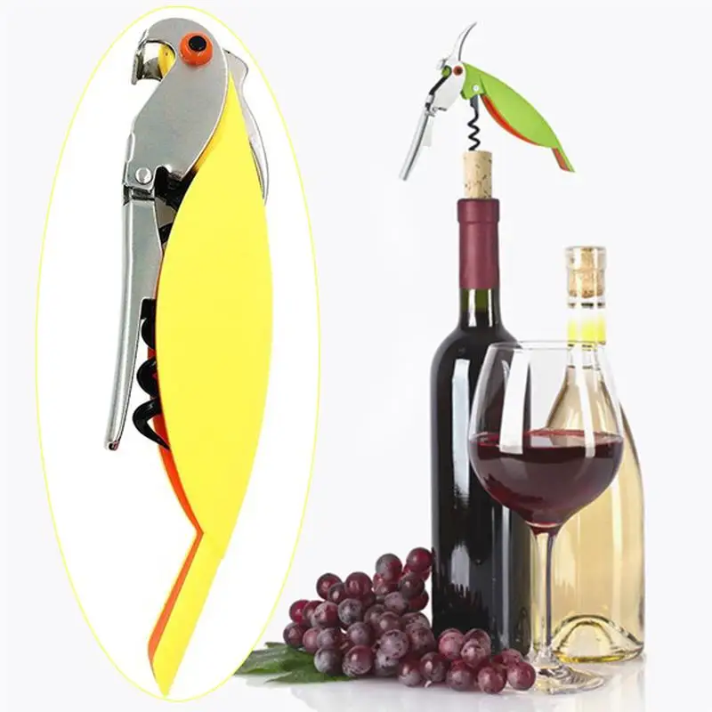 Justdolife 1Pcs Wine Corkscrew Creative Parrot Shape Plastic Bottle Opener Portable Wine Corkscrew Opener For Kitchen Gadgets
Justdolife 1Pcs Wine Corkscrew Creative Parrot Shape Plastic Bottle Opener Portable Wine Corkscrew Opener For Kitchen Gadgets