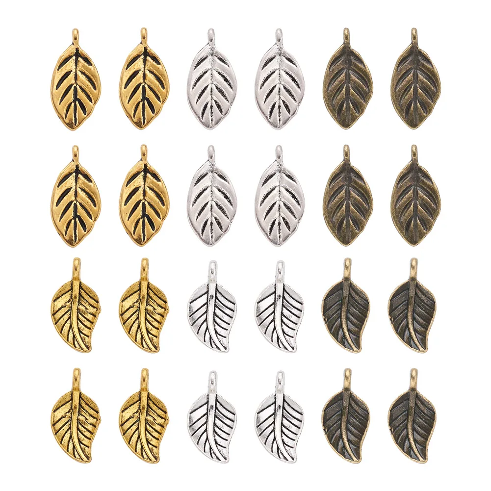160~300pcs/Box Tibetan Style Alloy Leaf Pendant For DIY Handmade Jewelry Making Necklace Bracelet Accessories Mixed Color
160~300pcs/Box Tibetan Style Alloy Leaf Pendant For DIY Handmade Jewelry Making Necklace Bracelet Accessories Mixed Color