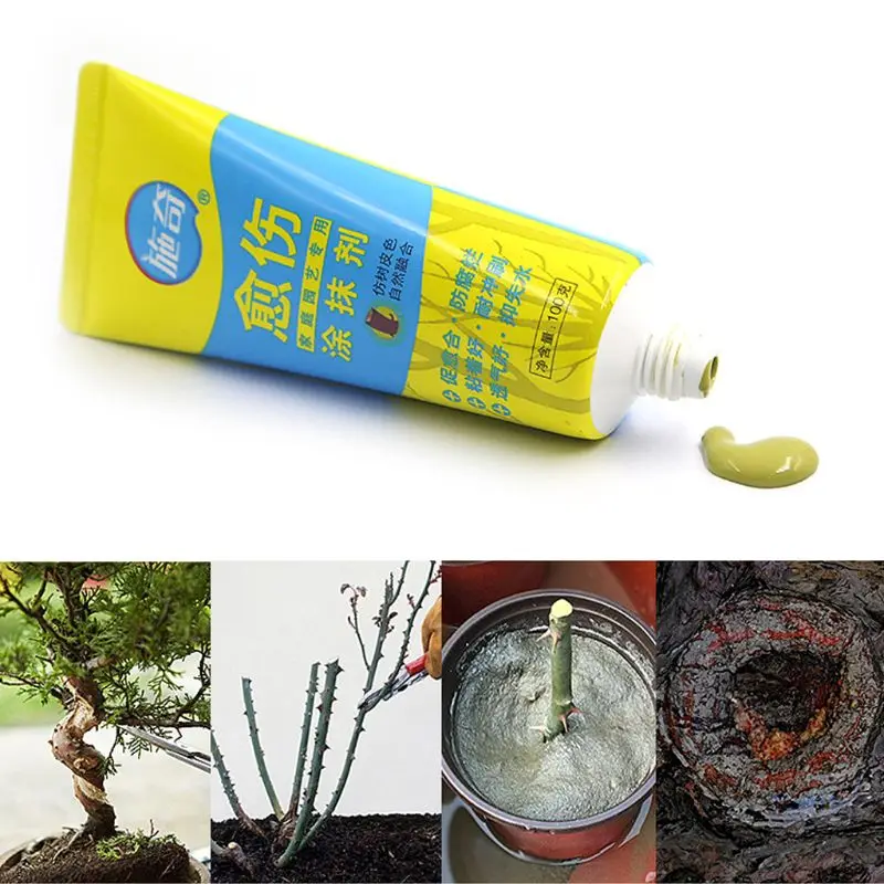 100g Tree Wound Bonsai Cut Paste Smear Agent Pruning Compound Sealer with Brush
100g Tree Wound Bonsai Cut Paste Smear Agent Pruning Compound Sealer with Brush