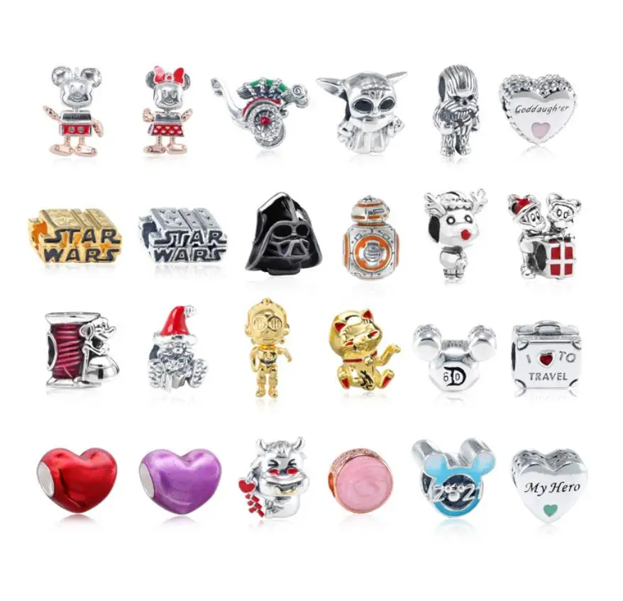 New Arrival Fashion Sterling Silver Heart Charm Alien Charm Mouse Charm Robot Animal Cat Charm fitting Famous Europen Bracelet 
New Arrival Fashion Sterling Silver Heart Charm Alien Charm Mouse Charm Robot Animal Cat Charm fitting Famous Europen Bracelet