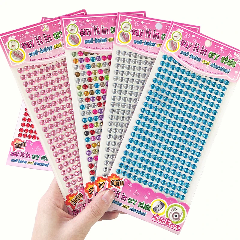 Стразы 260 шт. 6 мм самоклеящиеся акриловые кристаллические алмазные наклейки, игрушки, наклейки для украшения, сверкающий драгоценный камен... 
Стразы 260 шт. 6 мм самоклеящиеся акриловые кристаллические алмазные наклейки, игрушки, наклейки для украшения, сверкающий драгоценный камен...