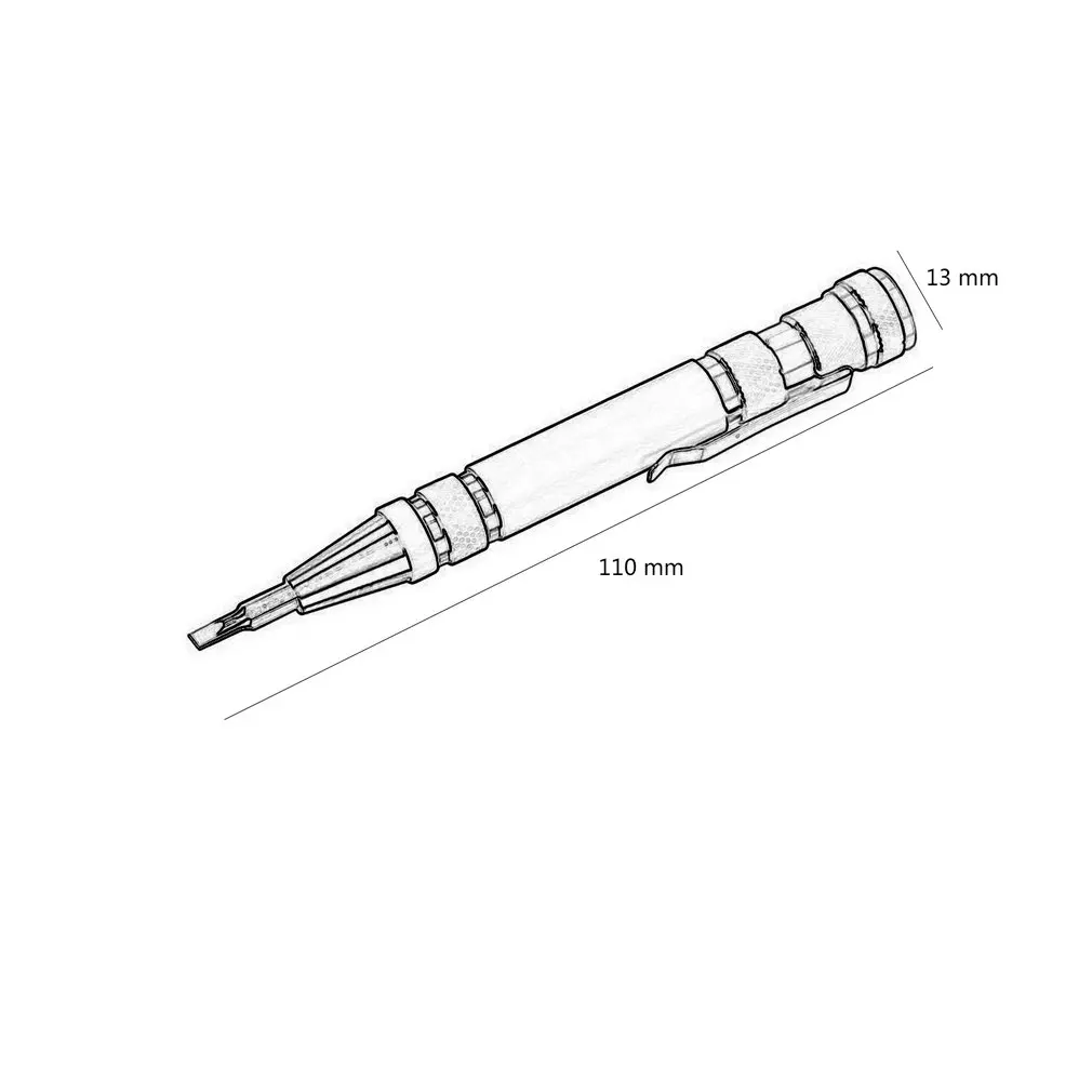 Multifunction 8 In 1 Mini Aluminum Precision Pen Screw Driver Screwdriver Set Repair Toolsfor Cell Phone Hand tool 
Multifunction 8 In 1 Mini Aluminum Precision Pen Screw Driver Screwdriver Set Repair Toolsfor Cell Phone Hand tool