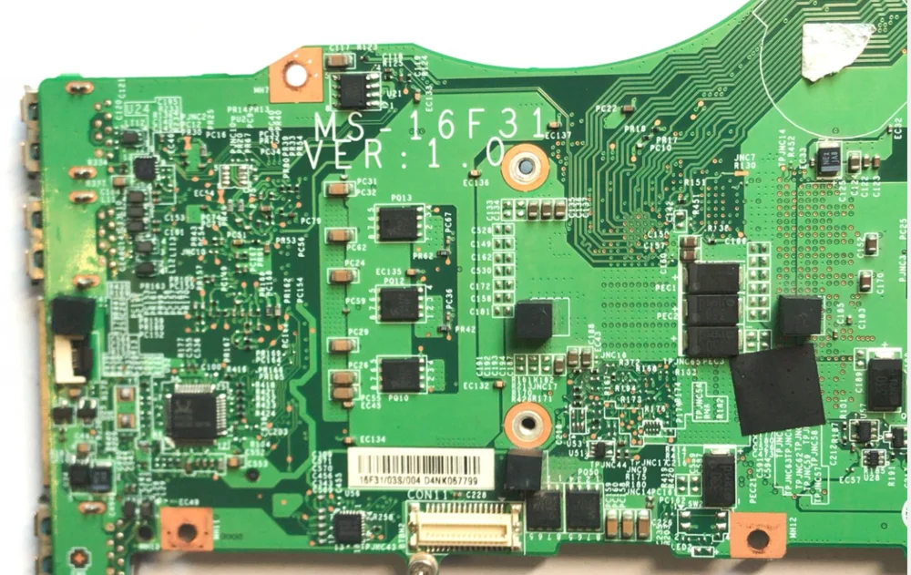 KEFU For MSI GT60 MS-16F3 X58F Notebook Motherboard MS-16F31 VER 1.0 PGA989 HM77 DDR3 100% Test Work
KEFU For MSI GT60 MS-16F3 X58F Notebook Motherboard MS-16F31 VER 1.0 PGA989 HM77 DDR3 100% Test Work
