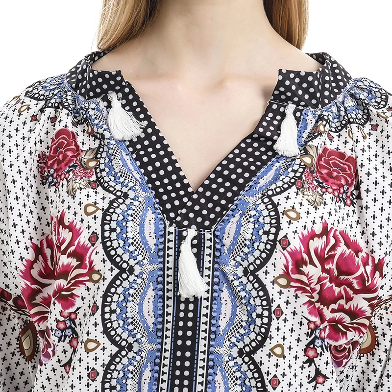 Women Ladies Flower print Blouses Fashion Ladies Chic V Neck Casual Long Sleeve Shirt Tops Blouse blusas mujer de moda 2020
Women Ladies Flower print Blouses Fashion Ladies Chic V Neck Casual Long Sleeve Shirt Tops Blouse blusas mujer de moda 2020
