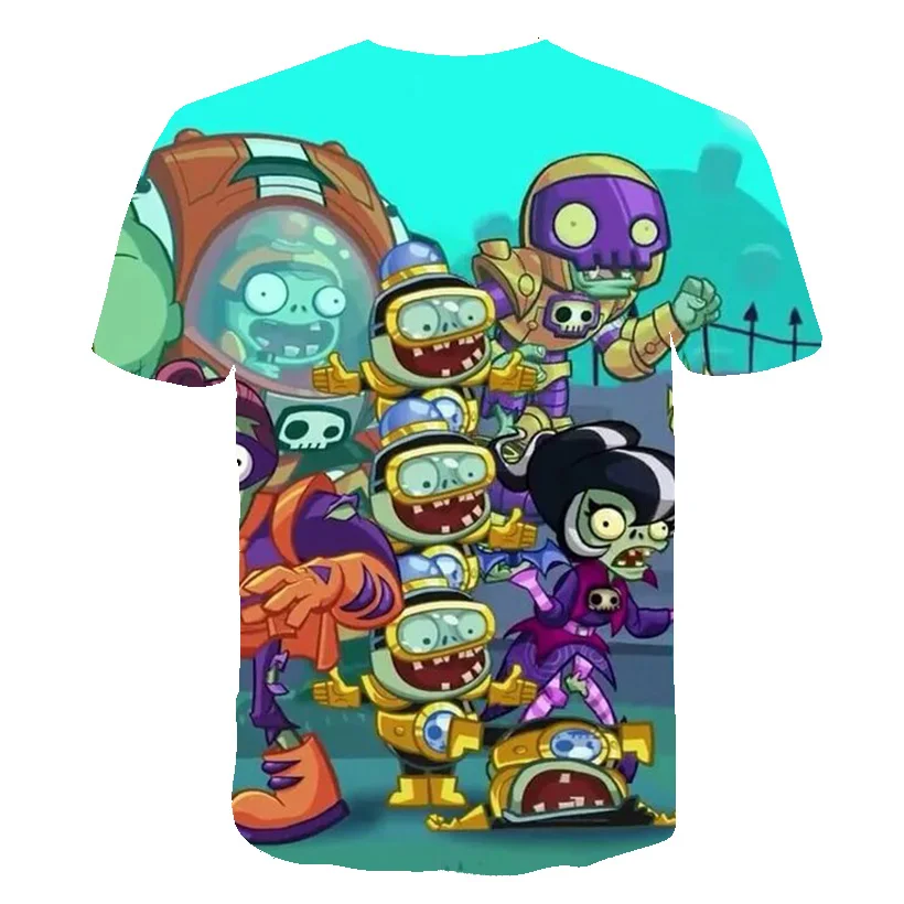3D Cartoon game for kids Anime cute kids t-shirt summer plants vs zombies Casual All-match tops o-neck boy girl trendy tops
3D Cartoon game for kids Anime cute kids t-shirt summer plants vs zombies Casual All-match tops o-neck boy girl trendy tops