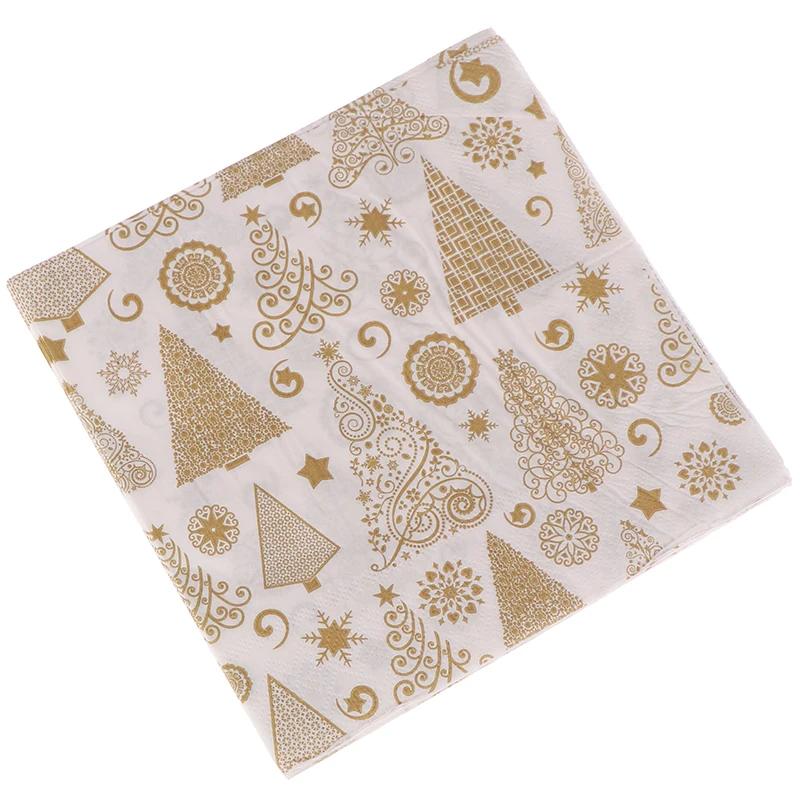 20PCS/set Square Christmas Paper Napkin Pocket Handkerchief For Home Xmas Table Decoration Festival Napkins Cloth
20PCS/set Square Christmas Paper Napkin Pocket Handkerchief For Home Xmas Table Decoration Festival Napkins Cloth