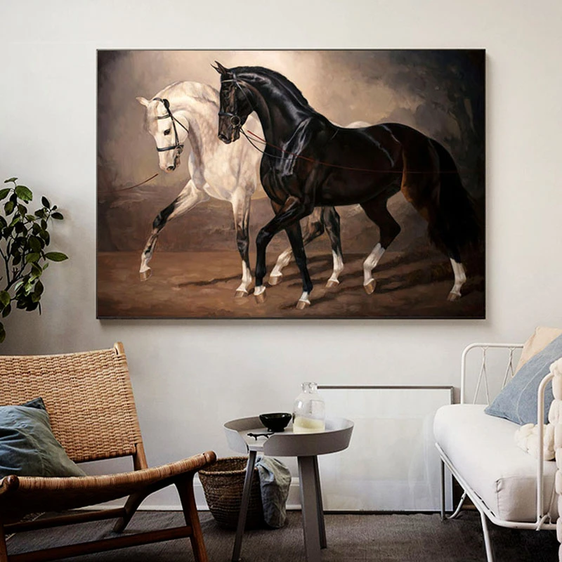 Modern Animal Canvas Paintings Black and White Horse Posters and Nordic Prints Wall Art Pictures for Living Room Home Decoration
Modern Animal Canvas Paintings Black and White Horse Posters and Nordic Prints Wall Art Pictures for Living Room Home Decoration