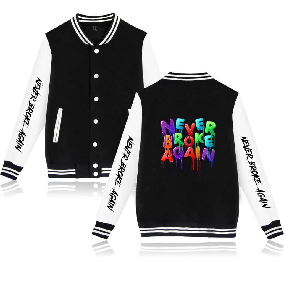 Bomber Jackets 2019 YoungBoy Never Broke Again Baseball Jacket Outerwear Harajuku Hip Hop Casual Streetwear Clothes
Bomber Jackets 2019 YoungBoy Never Broke Again Baseball Jacket Outerwear Harajuku Hip Hop Casual Streetwear Clothes