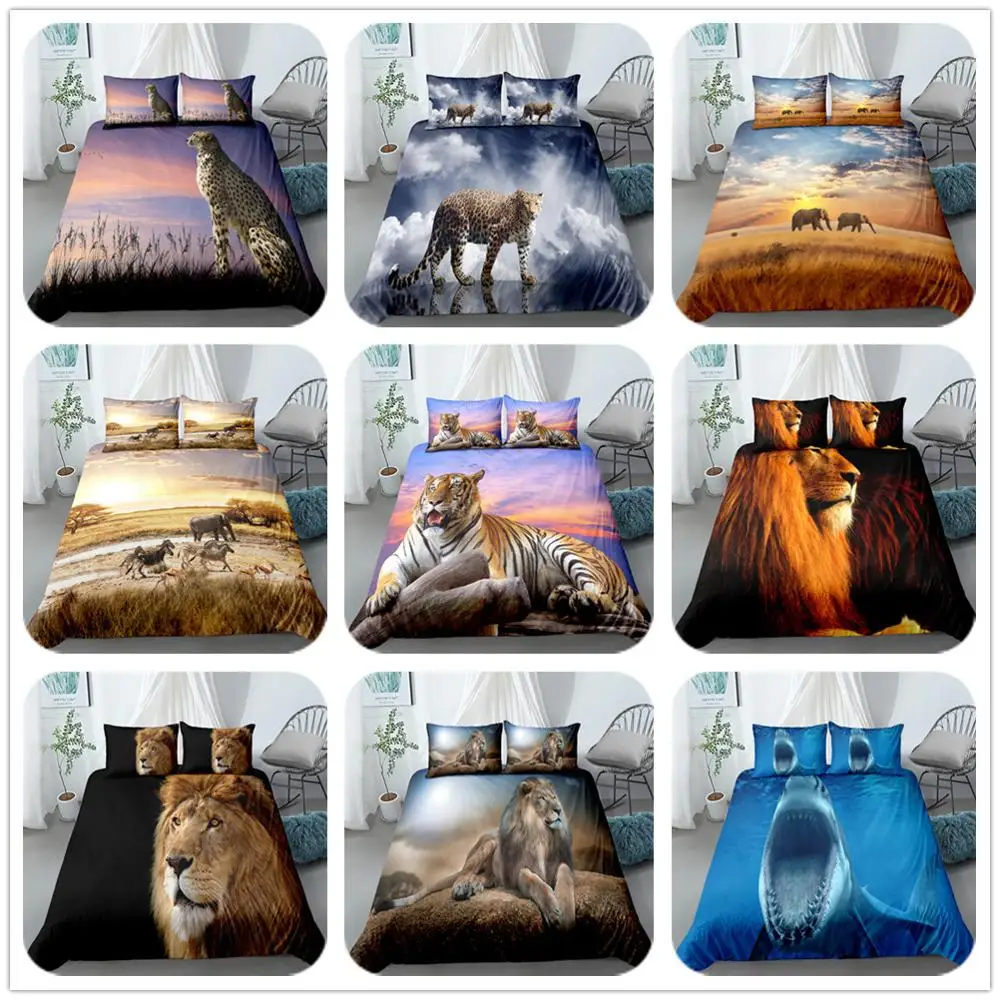 New Animal World Beast 3pcs Home Bedroom Bedding Set Superior 3D Lion Tiger Printed Bed Comforter Set And Pillowcases
New Animal World Beast 3pcs Home Bedroom Bedding Set Superior 3D Lion Tiger Printed Bed Comforter Set And Pillowcases