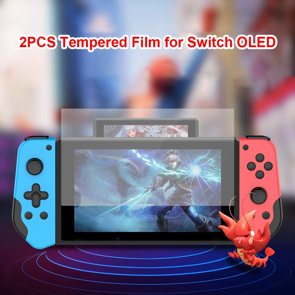 2pcs Tempered Glass Protector for Nintendo Switch OLED Glass Screen Protector Film HD for Nintendo Switch OLED Accessories
2pcs Tempered Glass Protector for Nintendo Switch OLED Glass Screen Protector Film HD for Nintendo Switch OLED Accessories