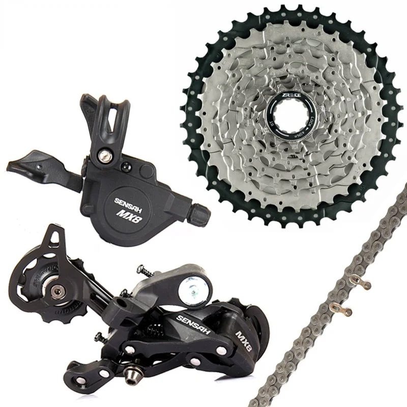 MX8 MTB велосипед 1x8 8 скоростей 11-40T 11-42T кассета переключатели свободного колеса комплект групповой набор
MX8 MTB велосипед 1x8 8 скоростей 11-40T 11-42T кассета переключатели свободного колеса комплект групповой набор