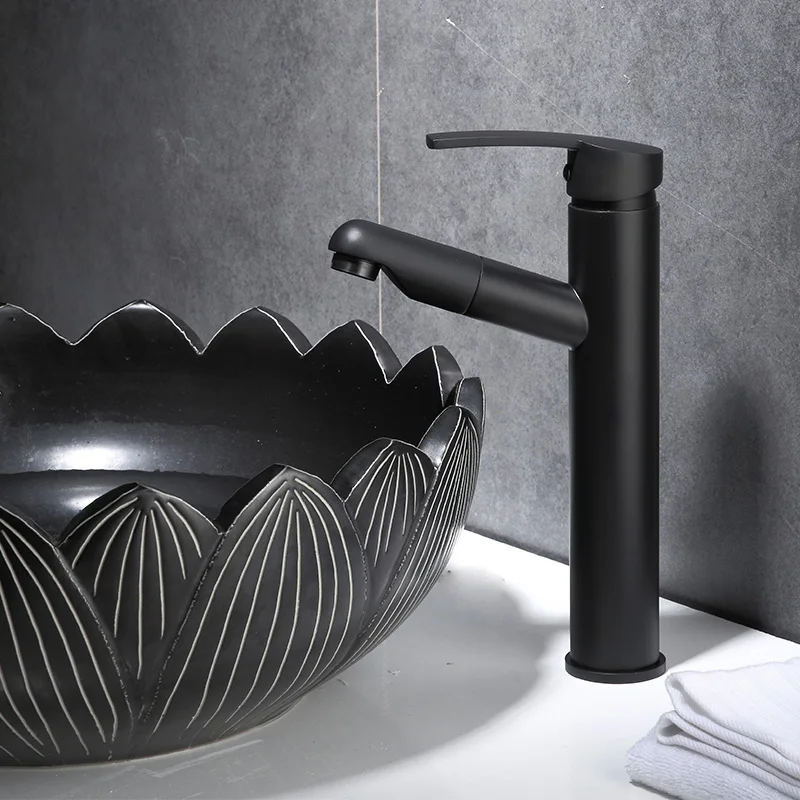 Basin Faucets Black/Brushed Nickel Stainless Steel brass Single Handle Hole Bathroom Basin Faucet Cold Hot Sink Mixer Taps
Basin Faucets Black/Brushed Nickel Stainless Steel brass Single Handle Hole Bathroom Basin Faucet Cold Hot Sink Mixer Taps