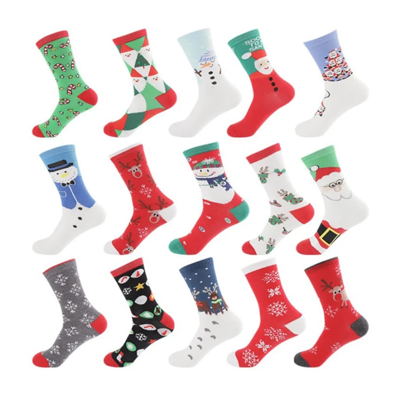 Christmas Holiday Socks Knit Cotton Crew Socks For Girls Novelty Christmas Gifts Children Adults Home Xmas Festival Celebration
Christmas Holiday Socks Knit Cotton Crew Socks For Girls Novelty Christmas Gifts Children Adults Home Xmas Festival Celebration
