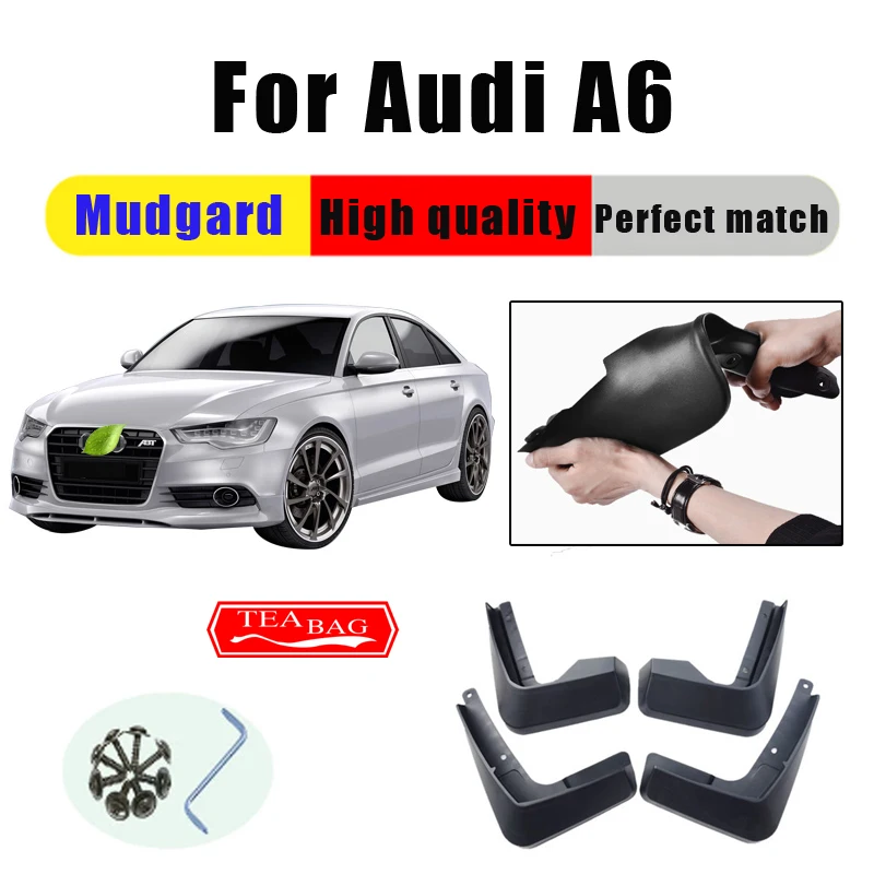 Mud Flaps For Audi A6 C5 C6 C7 C8 2002-2020 Mudguards Fenders Splash Guards Car Accessories Auto Styline 4 PCS 
Mud Flaps For Audi A6 C5 C6 C7 C8 2002-2020 Mudguards Fenders Splash Guards Car Accessories Auto Styline 4 PCS