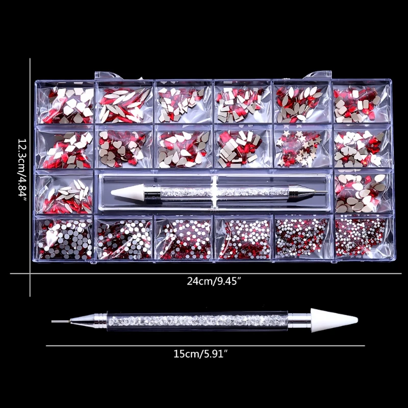 A0ND Nail Art Crystals Multi-shape 3D Glass Gemstones Flatback Crystals Rhinestones for Nails Clothes Face Jewelry
A0ND Nail Art Crystals Multi-shape 3D Glass Gemstones Flatback Crystals Rhinestones for Nails Clothes Face Jewelry