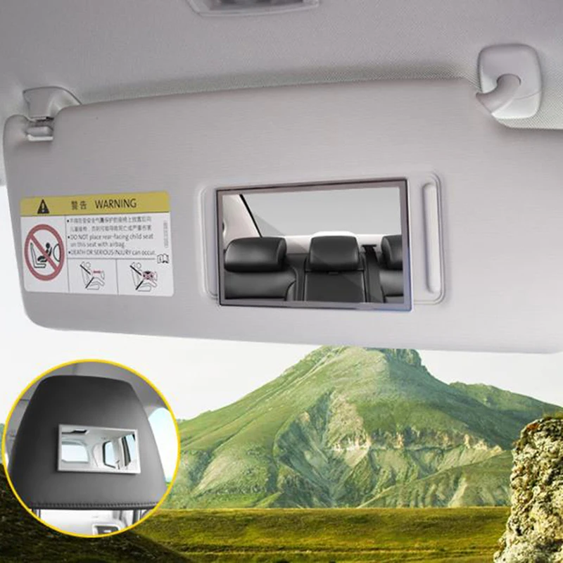 Car Interior Mirror Portable Car Makeup Mirror Auto Sun-Shading Visor Universal Car-styling Stainless Steel Mirrors
Car Interior Mirror Portable Car Makeup Mirror Auto Sun-Shading Visor Universal Car-styling Stainless Steel Mirrors